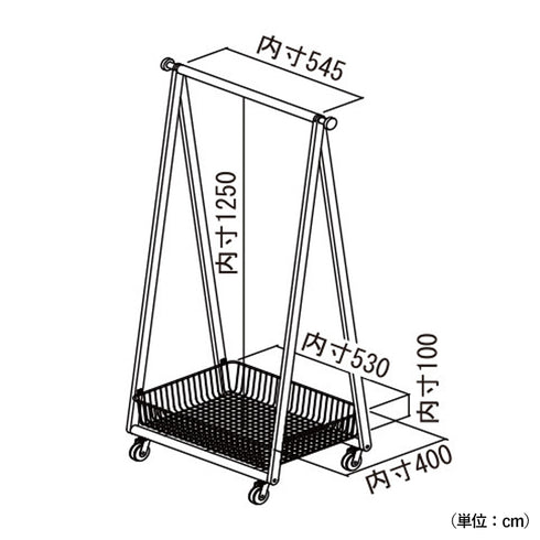 リヴ コートハンガー 木のインテリア(W660×D415×H1405)